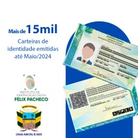 Mais de 15 mil carteiras de identidade já foram emitidas